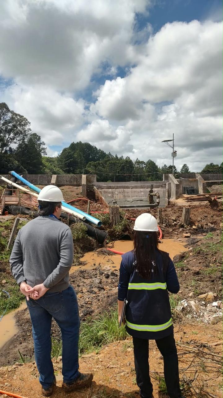 Agesan-RS fiscaliza serviço de abastecimento de água e esgotamento sanitário em três municípios da Serra Gaúcha
