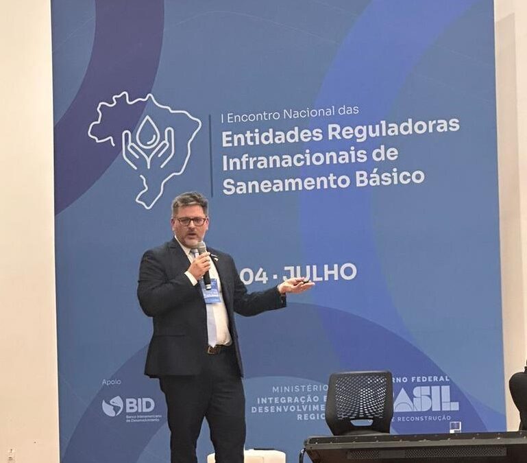 Agesan-RS participa de encontro de entidades reguladoras de saneamento básico, em Brasília