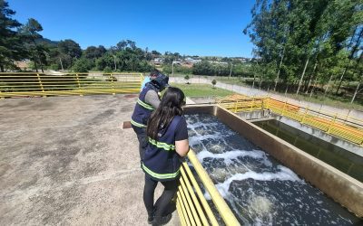 Agesan-RS fiscaliza sistema de abastecimento de água e esgotamento sanitário de Sapiranga