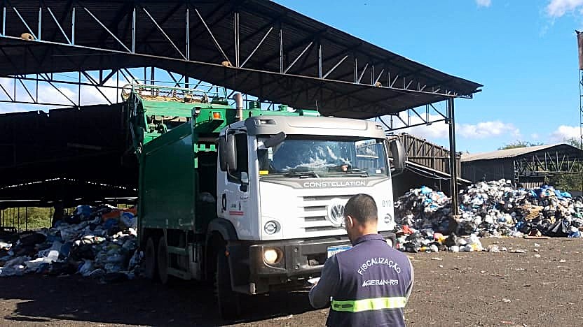Agesan-RS realiza primeira fiscalização regular no sistema de resíduos de Novo Hamburgo