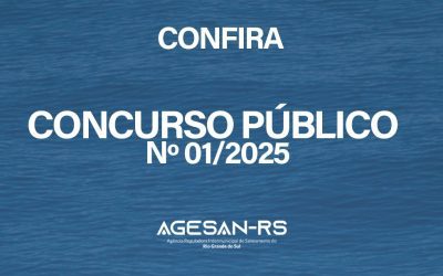 CONCURSO PÚBLICO Nº 01/2025 – AGESAN-RS