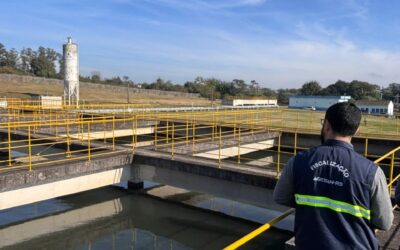 Agesan-RS realiza fiscalização dos serviços de água e esgotamento sanitário em Bagé
