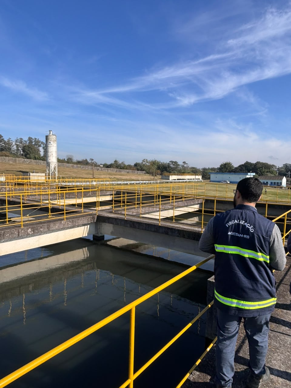 Agesan-RS realiza fiscalização dos serviços de água e esgotamento sanitário em Bagé
