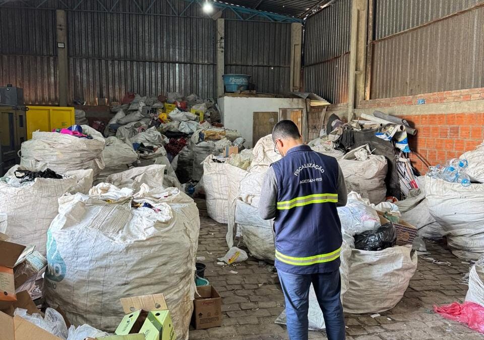 Agesan-RS realiza primeira fiscalização regular no sistema de manejo de resíduos sólidos de Pinheiro Machado
